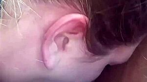 Sloppy Blowjob in Public Outdoor Amateur Scene