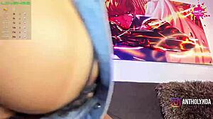 Anthonelladoll Rides Big Ass on Vibrator