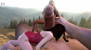 Giant Cock Deepthroat And Finger Fucking In Teasing Blowbang Scene With Cumshot