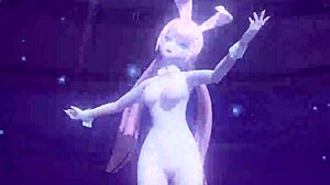 Megurine Luka Alien Project Diva Nude Mod With Full Nude Bunny Costume