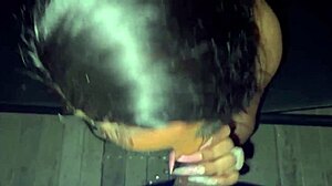 I give wet blowjob swallowing lots of cum in my mouth