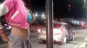 check out this rica tranny showing off her big tits in tlalpan 😍 wearing that sexy miniskirt.