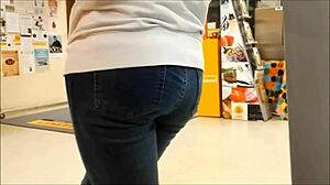 Teen Ass Captured In Tight Jeans On Hidden Cam