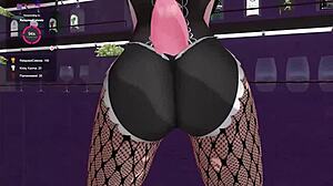 bunny girl bartender serves your cock in anime hentai roleplay reality