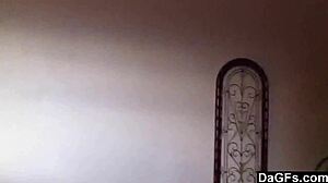 early morning blowjob surprises lucky man with blonde girlfriend fingering and masturbation