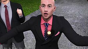 Hey, in Being a Dik episode 47, I sneak out of the preps party with the busty redhead Sage.