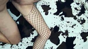 wife and muscular husband filming beautiful close up porno with pov anal action 😈💦