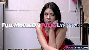 The Camping Thief Ruby Moon Hides And Gets Fucked With Deepthroat And Kissing In Shy Office Encounter