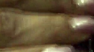 ebony babe from ghetto rides bbc passionately in homemade quickie until orgasm hits