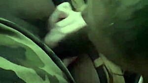 my boss's wife eagerly swallowed my cum after a steamy car encounter, her eyes locked on mine