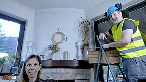 Whoa this French young brunette Selinah-Kyle dives into ffm threesome with milf Alice Maze for anal dp squirt 😱