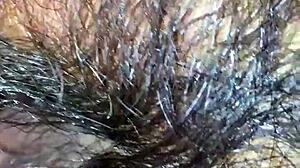 this thick hairy pussy bitch cravin dick hungrily oops enjoyin it wet and juicy