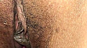 gray panties on this latina milf with her sexy tight wet pussy dripping cum