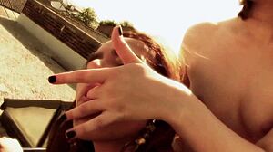 valery summer and british friend enjoy sapphic sex toy