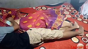 Red Saree Indian Bengali Wife Gets Fucked In Doggystyle And Handjob By Localsex31 On Webcam