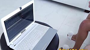 Skinny Latina Teen Sucks Dick POV Wildly!