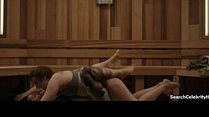 Lena Dunham and Lena Hall topless in Girls 2012-2016 nude scenes
