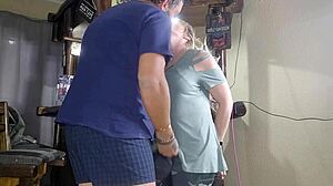 i'm watching my hot blonde neighbor's wife get her tight ass fucked hard