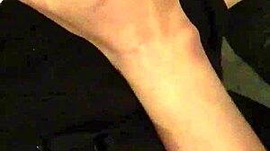 Wife's pussy rubbed while I jack off leads to creampie cleanup and sucking cum from her fresh fucked hole