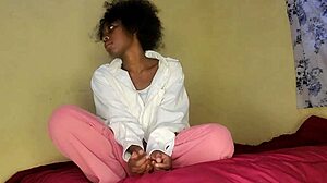 Jocilena shows off small tight pussy in full HD