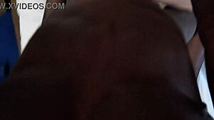 curvy milf licks big ass before riding monster bbc from muscular bodybuilder in interracial action