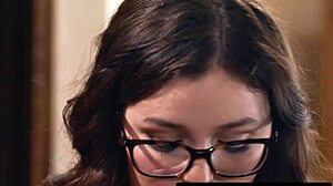 omg, bad teen leana lovings has to give upset stepmom reagan foxx good sex for failing her test 😈💋