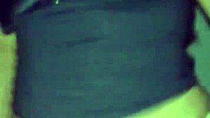 Taboo stepmom with big natural tits rides big black cock. Chubby ebony amateur bends over doggystyle for homemade voyeur sex.