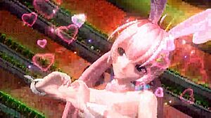 Megurine Luka Alien Project Diva Nude Mod With Full Nude Bunny Costume