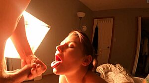 are you ready for me to be your cum slut with cum on feet face and swallowing?