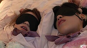 Hot Threeway With Japanese Chicks Chiharu Miyasita And Hikari Sakamoto!