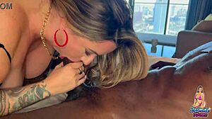 Ace Hardz Slams Milf Pussy Sucks Toes and Makes Jasmine Flowers Scream in Interracial Fuck