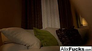 gorgeous blondie alix offers intense pov experience with eye contact