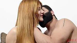 100 anal with ruiva rabuda maite sasdelli. little devils 55 shows redhead big ass gaping and creampie from monster clit and big pussy.