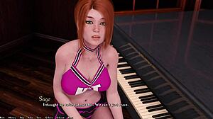 Hey, in Being a Dik episode 47, I sneak out of the preps party with the busty redhead Sage.