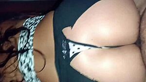 I was home alone with my girlfriend's friend and this happened, hope she doesn't get pregnant from our wet pussy riding session