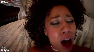 Bootylicious Ebony Misty Stone Teased with Clothes Ripped Then Screwed in Doggystyle Cowgirl Spooning Creampie by Only3x Network in Full HD