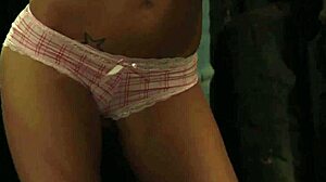 In a Czech homecoming, the bound maid slave faces her mistress's domination with chains and groping in a BDSM twist.