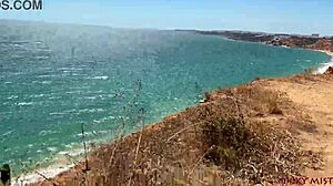 Found perfect spot for him to cum on my tits during sucking