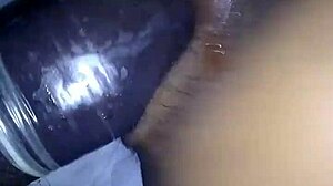 I love watching sexy ebony ass bent over in wet doggystyle with big monster cock pounding deep