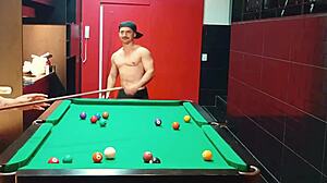 travesti hints at offering tight ass to muscular football player