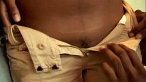 Janae Fox loves sucking raw dick in deepthroat action. Then she takes big black cock in assfucking with group pussy licking and facial cumshot in 3some.