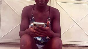 why does this crazybitch keep twerking in clothes before going fully naked??