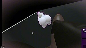 Masturbating my huge monster cock in front of cheating prostitute for facial cumshot