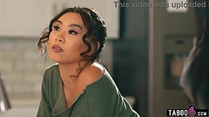 Stepuncle fucks asian teen stepdaughter right after she arrives!