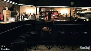 Breaking The Quiet With Big Tit Dildo Anal Gaping Action!