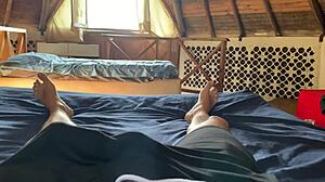 I shared a cabin with two big ass foreign girls from Mexico and Brazil. We ended up fucking wildly outdoors in the bedroom.