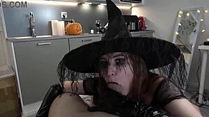 Sexy Witch Steals Cum For Her Potion
