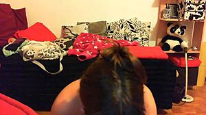 gorgeous italian slut plays with her adult doll 😈