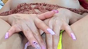 Redhead Colombian Beauty Hints at Intense Solo Fingering Leading to Hot Snapchat Squirting Orgasm