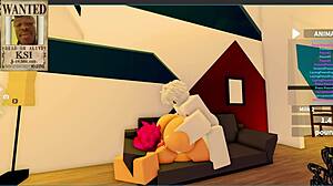 oh man i was fuckin this nasty human chick in my yatch on roblox condo rp with her big tits bouncin